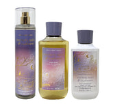 Bath & Body Works Snowflakes & Cashmere shower gel pour bottle showcases rich lather for daily cleansing