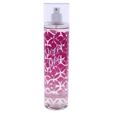 Bath & Body Works Sweet Pea Fine Fragrance Mist packaging highlighting portable design for on-the-go freshness.