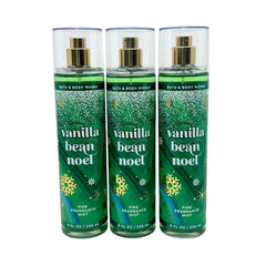 Bath & Body Works Vanilla Bean Noel fragrance mist bottle shows cozy vanilla scent for mood uplift