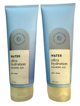 Bath & Body Works Water Ultra Hydration bottle-pack demonstrating instant moisturization.