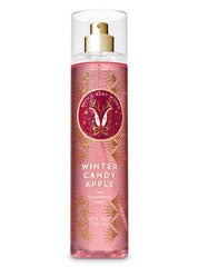Bath & Body Works Winter Candy Apple daily trio packaging with full-size bottles