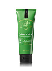 Bath & Body Works aromatherapy eucalyptus spearmint body cream tube for deep hydration