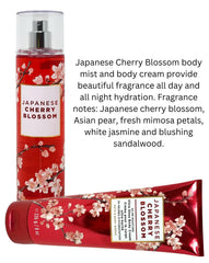 Bath & Body Works Fine Fragrance Mist and Ultra Shea Cream two-piece set flatlay for daily fragrance.