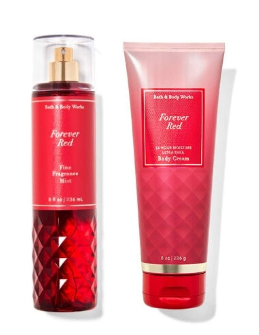 Bath & Body Works Forever Red Fine Fragrance Mist bottle with long-lasting daily scent.