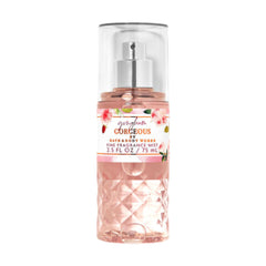 Bath & Body Works Gingham Gorgeous travel-size mist bottle for on-the-go fragrance and light skin refreshment.