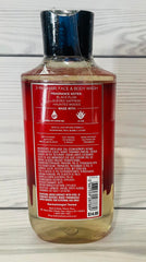 Bath & Body Works Immortal ingredients label shows Pro-Vitamin B5 and Aloe for gentle cleansing.