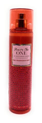 Bath & Body Works You're The One fragrance mist bottle closeup for long-lasting layering.