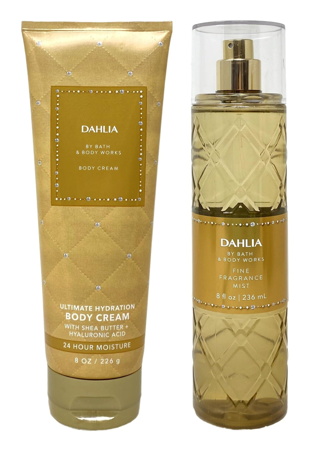 Bath & Body Works Dahlia Ultra Shea Body Cream jar shows rich moisture for daily skin care