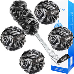 Bathflor loofah sponge 80g pack front view highlights rich lather potential.