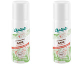 Batiste Bare dry shampoo bottle closeup demonstrates quick refresh.