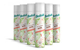 Batiste Bare dry shampoo bottle on a vanity for quick oil control between washes.