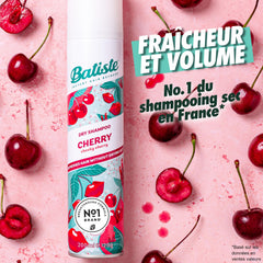 Batiste Dry Cherry hair texture shot highlights body and texture