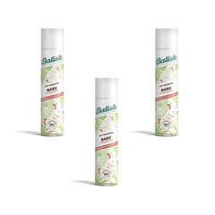 Batiste Dry Shampoo Bare three-pack can for quick on-the-go refresh.
