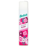 Batiste Dry Shampoo Blush bottle closeup for a quick refresh between washes.