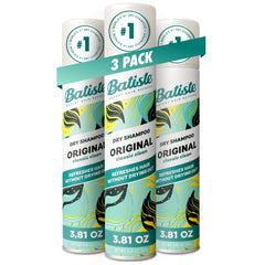 Batiste Original three-pack bottles offer quick refresh between washes