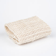 Baudelaire sisal exfoliating cloth natural fibers for sustainable skincare routine