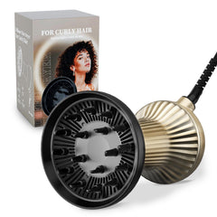 Bautia diffuser hair dryer with locked diffuser for secure setup and defined curls.