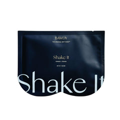 BAWDY Shake It marine algae mask application for firming and glow.