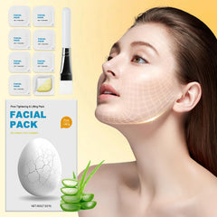 Baysea Zombie Mask applied on skin demonstrates easy spread for even pore care.