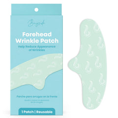 Bayside forehead wrinkle patches packaging showing compact storage and travel-ready design.