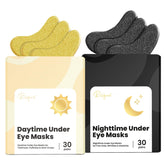 Bayside under-eye patches daytime application for refreshed appearance and puffiness reduction.