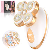 Bazivve electric razor 5D-floating-head captures curves for smooth legs, bikini, and face.