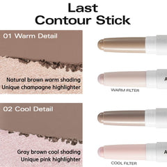 BBIA Last Contour Stick contour side swatch for sculpted cheek definition