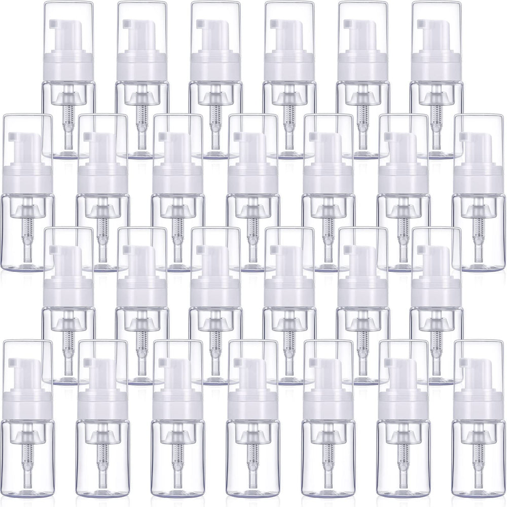 BBTO foam pump bottle 30ml clear view for easy liquid monitoring and portability.
