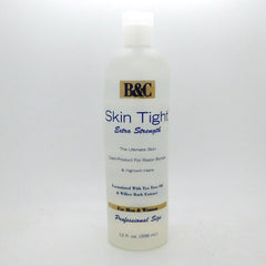 B&C Skin Tight Extra Strength bottle for razor bumps and ingrown hairs, soothing daily use.