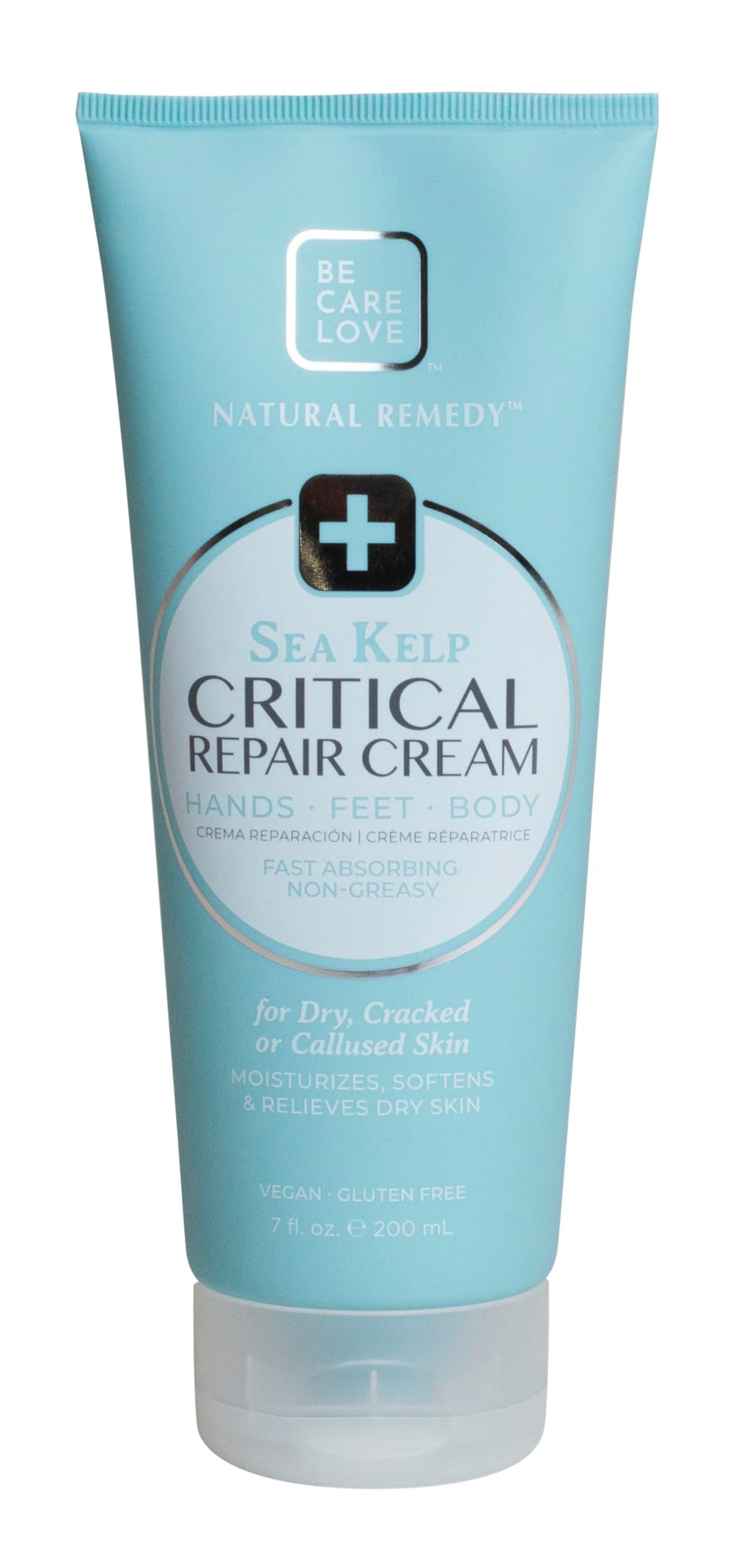BCL SPA Critical Repair Cream packaging shows arnica and sea kelp blend for nourishing skin.