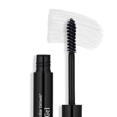 BDB Eyebrow Gel clear bottle close-up showing simple brow control