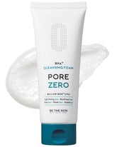 BE THE SKIN BHA+ Pore Zero foam bottle pour for daily pore care