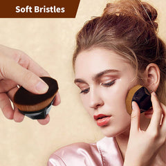 BEAHOT foundation brush ergonomic hexagon handle offers easy grip during application.
