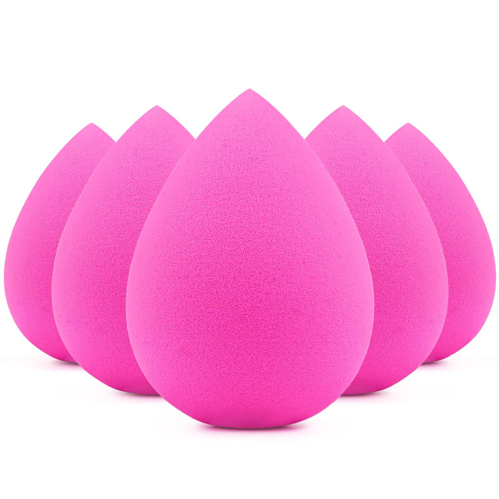 BEAKEY rose pink makeup sponge pack ready for flawless blending