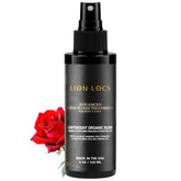 Beard Gains Lion Locs Rosewater Spray bottle for locs provides lightweight hydration