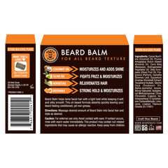 Beard Guyz Beard Balm smooth beard texture shows a polished, frizz-free look after use.