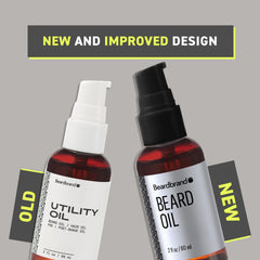 Beardbrand application steps show easy, fast-absorbing daily use.