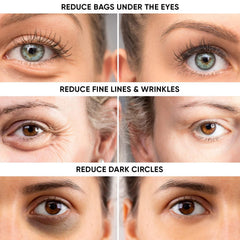beatool Instant Ageless Eye Cream swatch on skin for smoother-looking under-eye area.