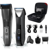 Beatslm Manscape beard trimmer closeup with precise length settings for versatile styling.