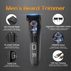 Beatslm Manscape body trimmer attachments for grooming chest, groin, and more.