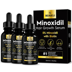 Beaueli minoxidil 5 percent bottle for hair growth support