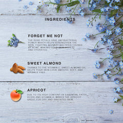BEAUTE DE PROVENCE Forget Me Not oil drops close-up for nourishing skin