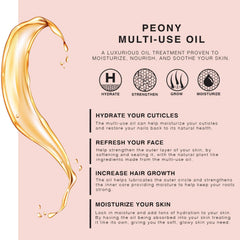 BEAUTE DE PROVENCE Peony oil on the face demonstrates smoothing and brightening potential.