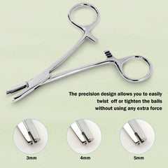 Beautidots Piercing Ball Grabber Tool 5mm, precise twist-off for easy bead maintenance