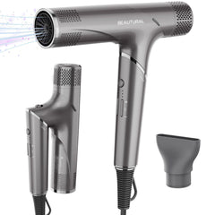 BEAUTURAL hair dryer dual voltage worldwide use, travel-ready compact styling image.
