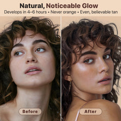 Beauty by Earth Bronzing Face Tanner Spray Mist close-up demonstrates spritz action for quick sun-kissed results.