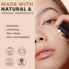 Beauty by Earth Fair to Medium shade swatch showing natural color match