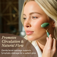 Beauty by Earth Jade Roller eye-area focus helps reduce puffiness during nightly routines.