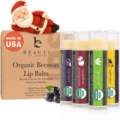 Beauty by Earth lip balm USA-made, natural formula for everyday moisture.