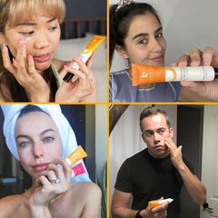 Beauty by Earth oil-control moisturizer texture close-up, silky and non-greasy for oily skin.